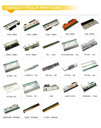 Đầu in nhiệt ngựa vằn 105SL-200dpi